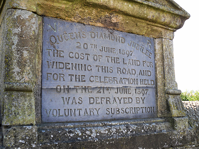 Queen Victoria jubilee inscription