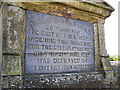 NY3650 : Queen Victoria jubilee inscription by Rose and Trev Clough