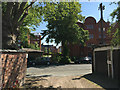 The view across York Road from a private road to the rear, Royal Leamington Spa