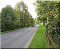 Pavementless part of the A4043 in Abersychan