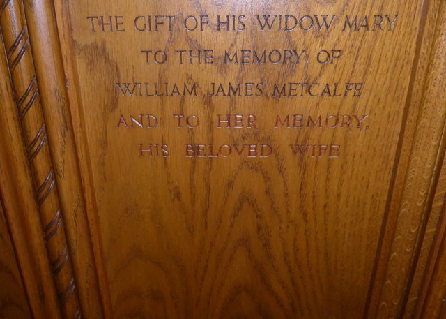 St Margaret, Hawes: panel memorial (15)