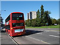 Bus at Whipps Cross Roundabout