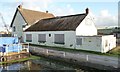 SE8311 : The Barge Inn, Keadby, from a barge by Christine Johnstone