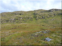 NH0238 : Back up towards the summit of Ben Dronaig by Richard Law