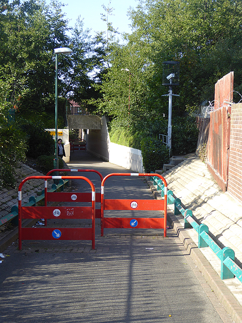 Cycle barriers, Tyne Dock Station