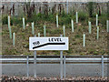 Borders Railway gradient sign