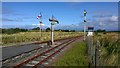 Q9658 : Moyasta Railway Junction Signals and Water Supply by James Emmans