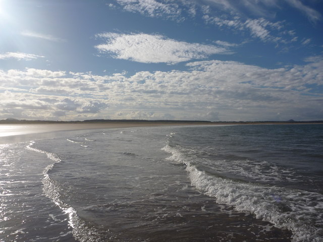 Coastal East Lothian : Clouds And Waves, Belhaven Bay