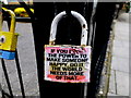 H4572 : Love lock, Omagh (13) by Kenneth  Allen
