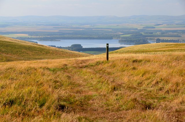 Westwards from the Moorfoot escarpment