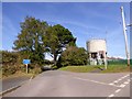 The water tower at Butts Park, Newton Ferrers