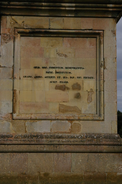 Ickworth Park: monument to the... © Christopher Hilton :: Geograph ...