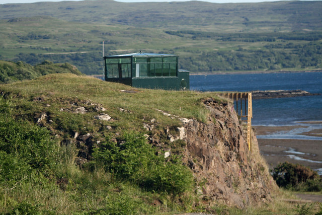 Eagle observatory above Kilfinichen Bay