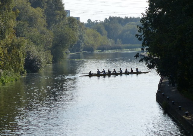 Rowers on the River Soar
