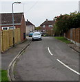 Wooden fences, Fishers Court, Warwick