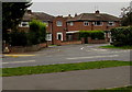 South side of an access road to Stratford Road houses, Warwick