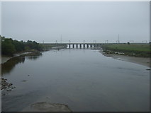NY3564 : The River Esk, Metal Bridge by JThomas