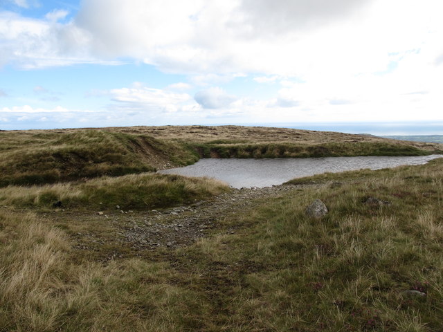 Abandoned peat diggings below Finlieve