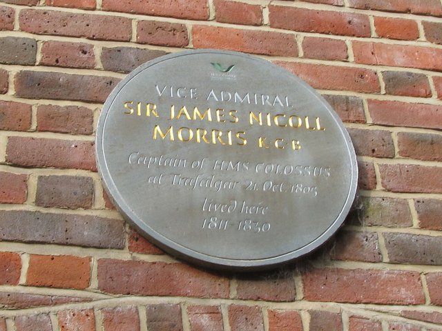 Sir James Nicholl Morris KCB lived here