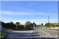 A38 crossing shallow valley near Treviddo