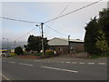 Wires over  Abergavenny Road, Blaenavon