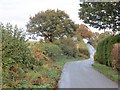 Minor road near Mamble