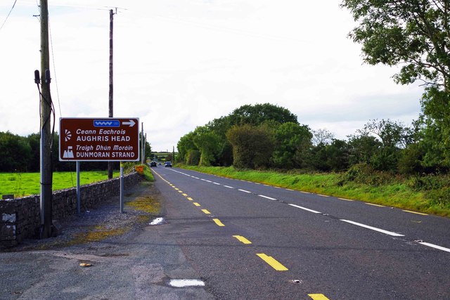 N59 road at Leekfield, Skreen, Co. Sligo