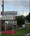 Billericay Town Name sign