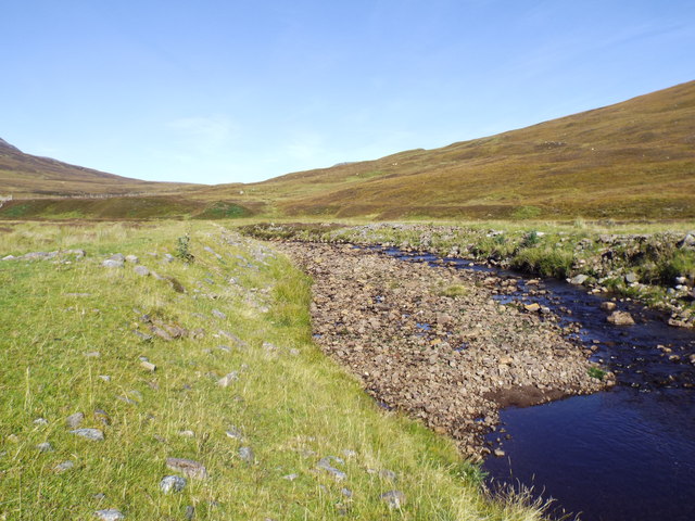 The natural Abhainn Srath Rainich above... © ian shiell :: Geograph ...