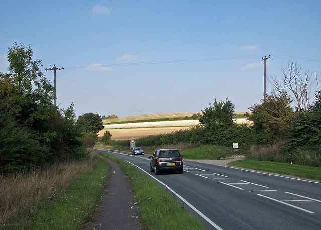 Walden Road south of Great Chesterford