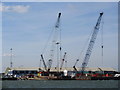 Cranes at Chatham Docks