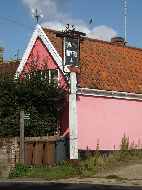 The Old Brewery sign