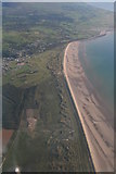 SH5632 : Harlech Beach to Harlech: aerial 2015 by Chris