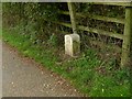 SK5779 : Chesterfield Canal Milestone by Alan Murray-Rust