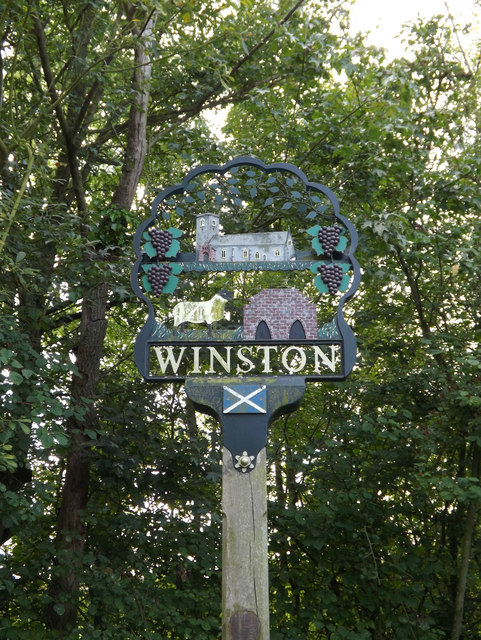 Winston Village sign