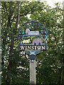 Winston Village sign