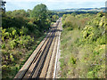 Railway west of Five Arch Bridge