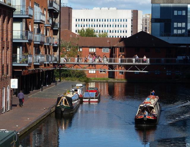 Worcester and Birmingham Canal in Birmingham