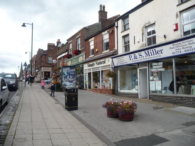 Shops on Poulton Street, Kirkham