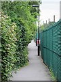 Footpath by the eastern ends of Herbert Road and Richmond Road, N11