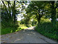 Lane between Chapel Lane and Magpie Lane near Elham