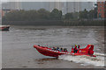 TQ3480 : RIB on the River Thames, London by Christine Matthews