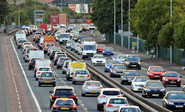 Evening peak traffic, Sydenham bypass,... © Albert Bridge :: Geograph ...