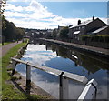 Leeds and Liverpool Canal seen from Milman Lane swing bridge