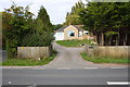 Entrance to bungalow 