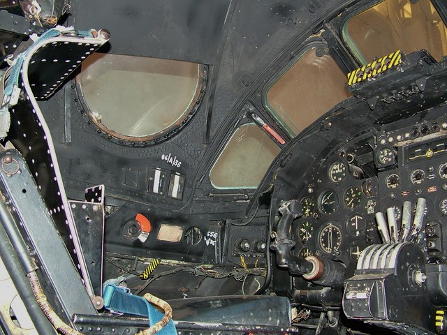 Vulcan Cockpit At Raf Cosford December C Peter Evans Cc