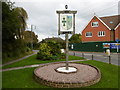 The village sign at Ansty