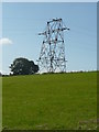 SE0421 : Electricity transmission tower, Sowerby by Humphrey Bolton