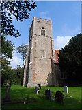 TL5613 : Tower, St Martin White Roding by Bikeboy