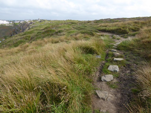 Stepping stones on the South West Coast Path